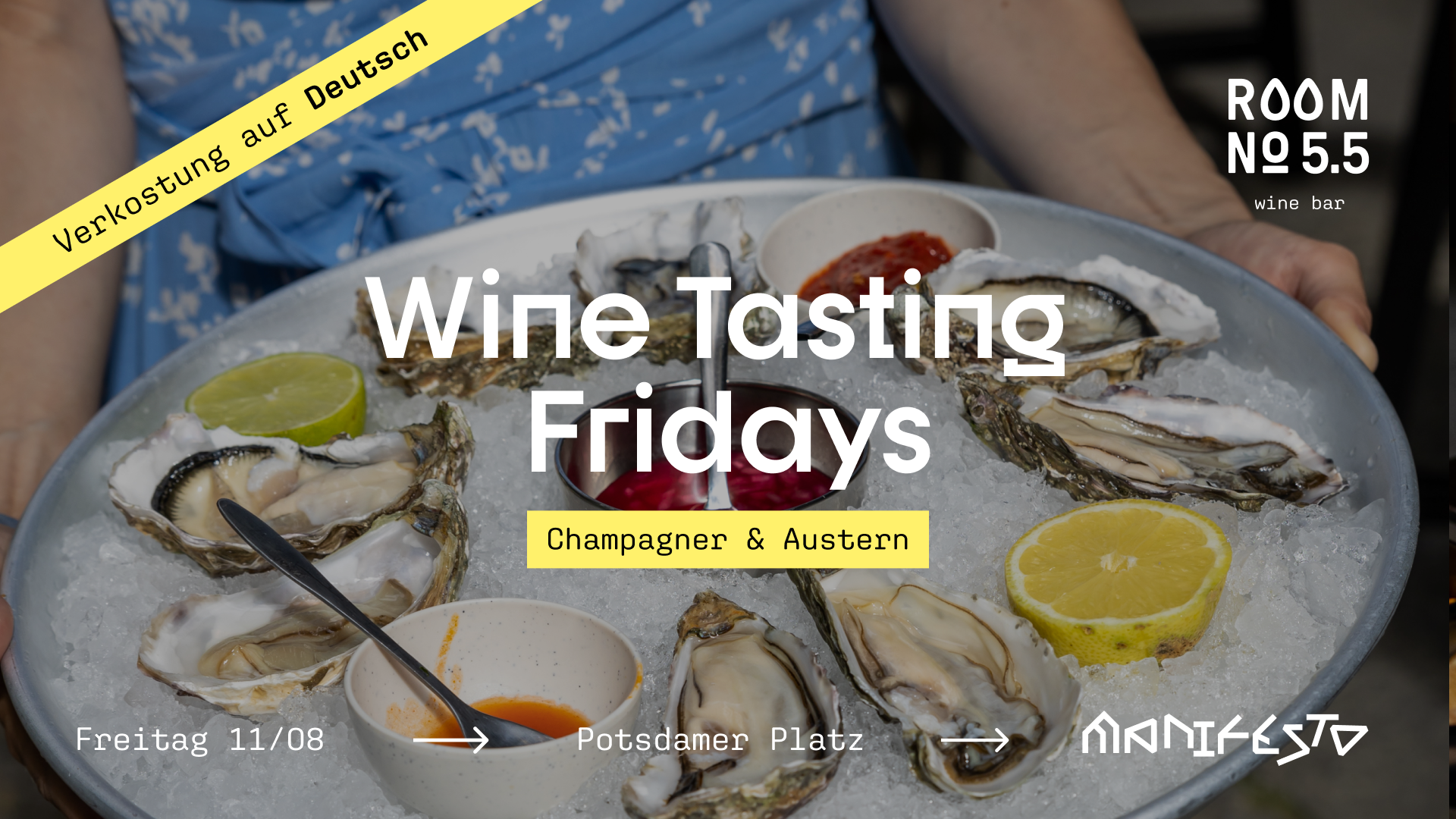 Wine Tasting Fridays⎮Champagner & Austern, 11/08