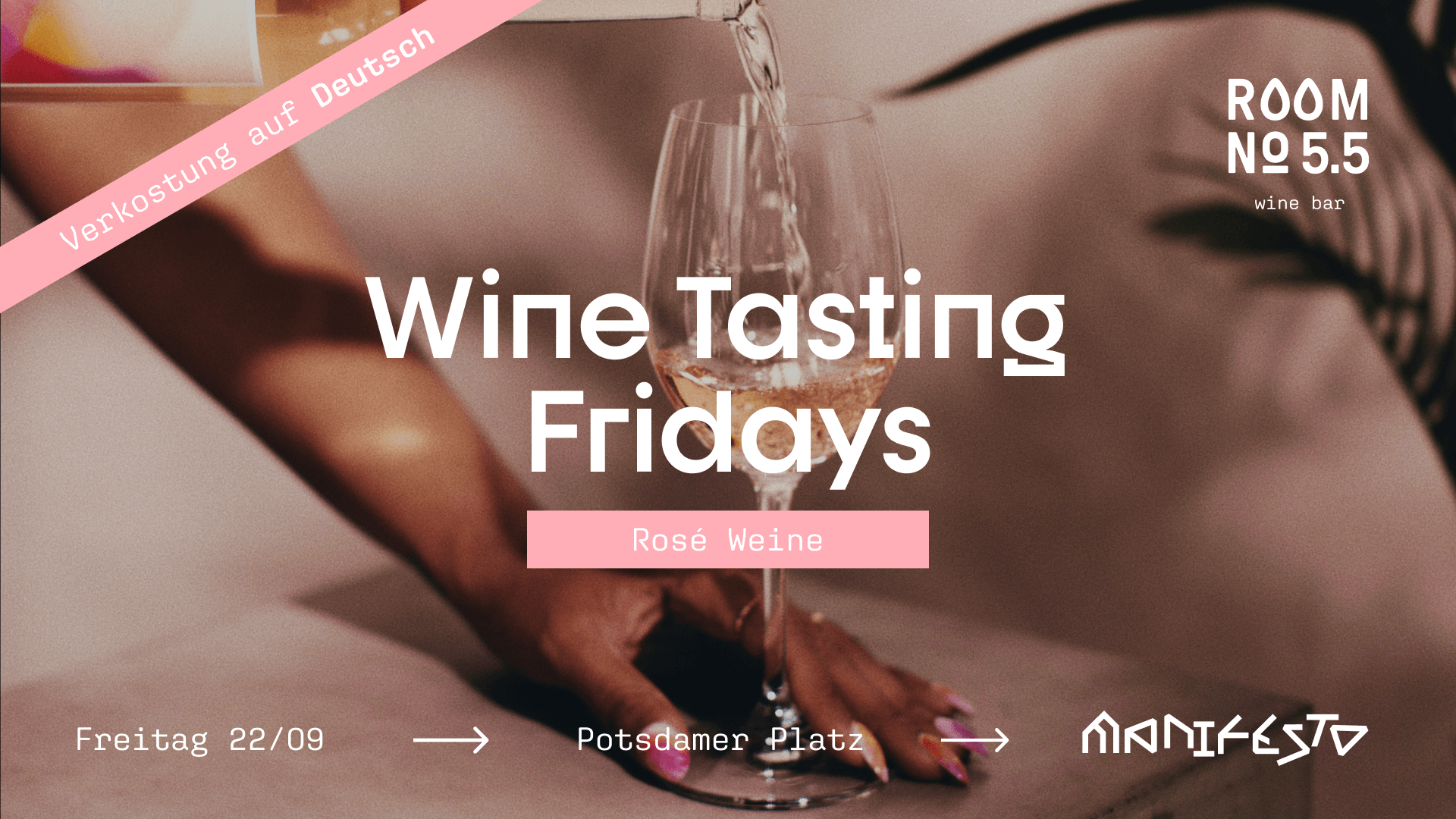 Wine Tasting Fridays⎮Rosé Weine