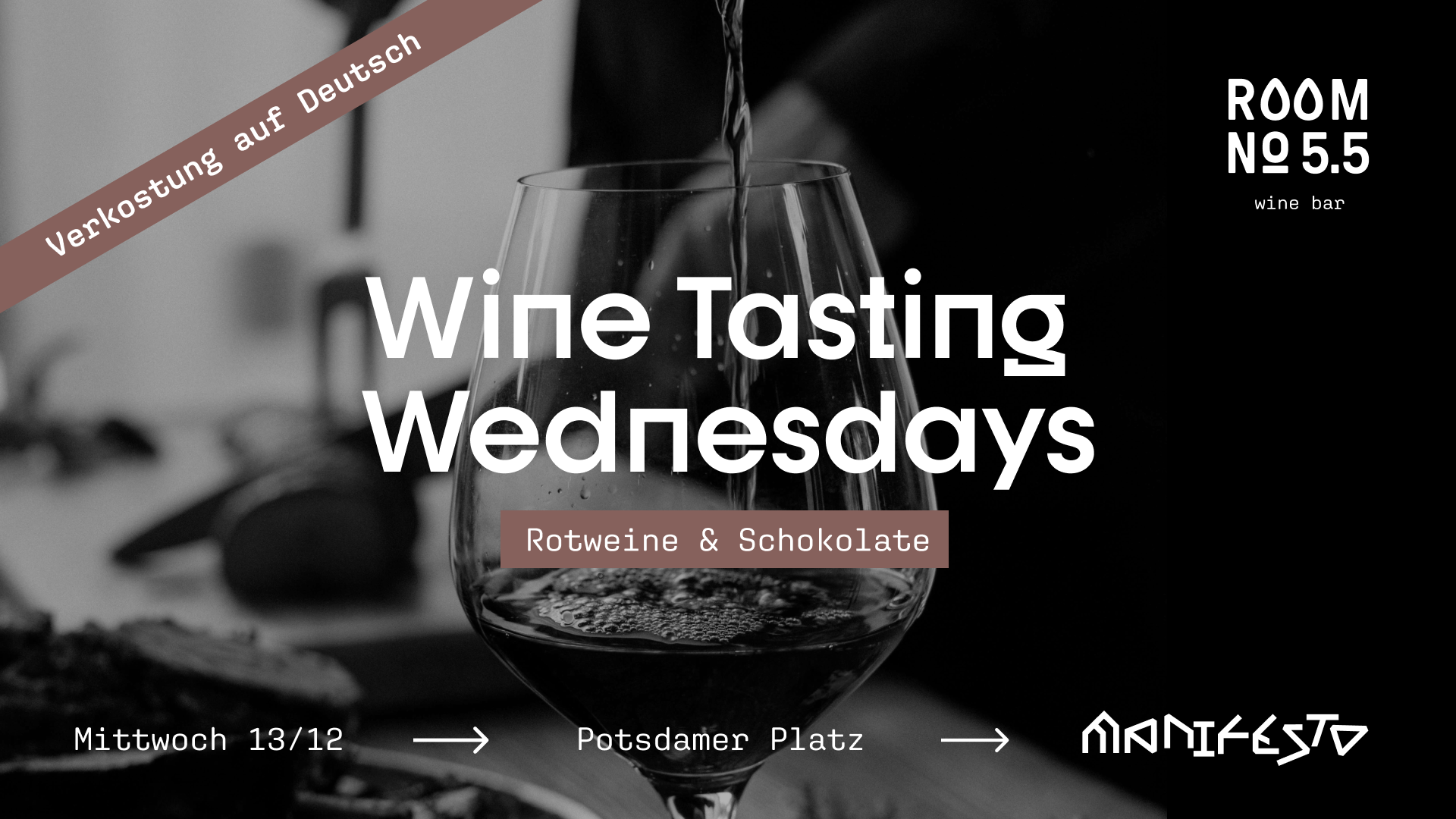 Wine Tasting Wednesdays⎮Rotweine & Schokolade