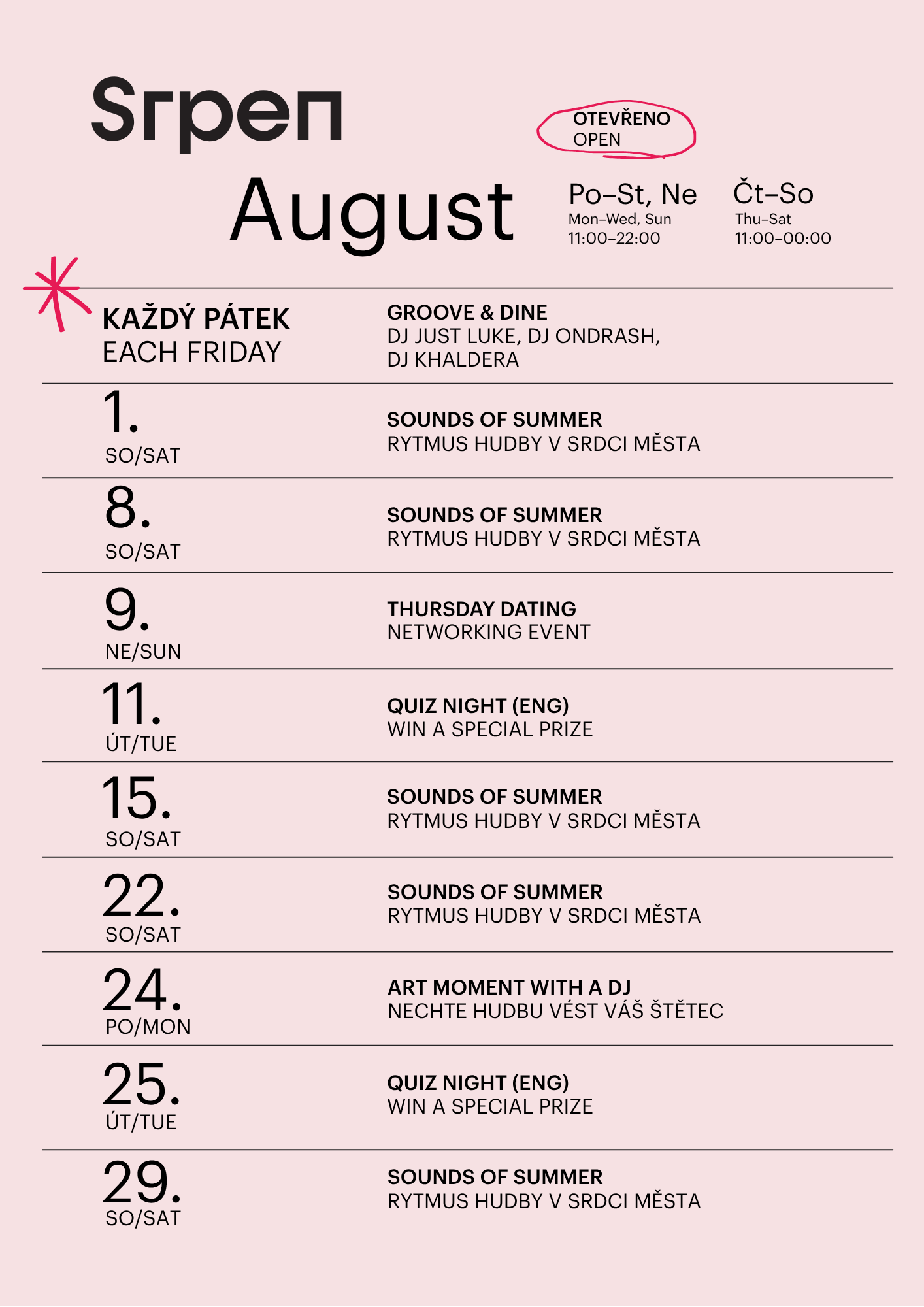 Groove & Dine | DJs, 07/08
