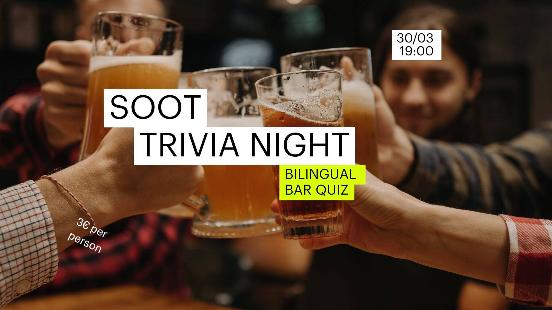 SOOT Trivia Night - März  , 30/03