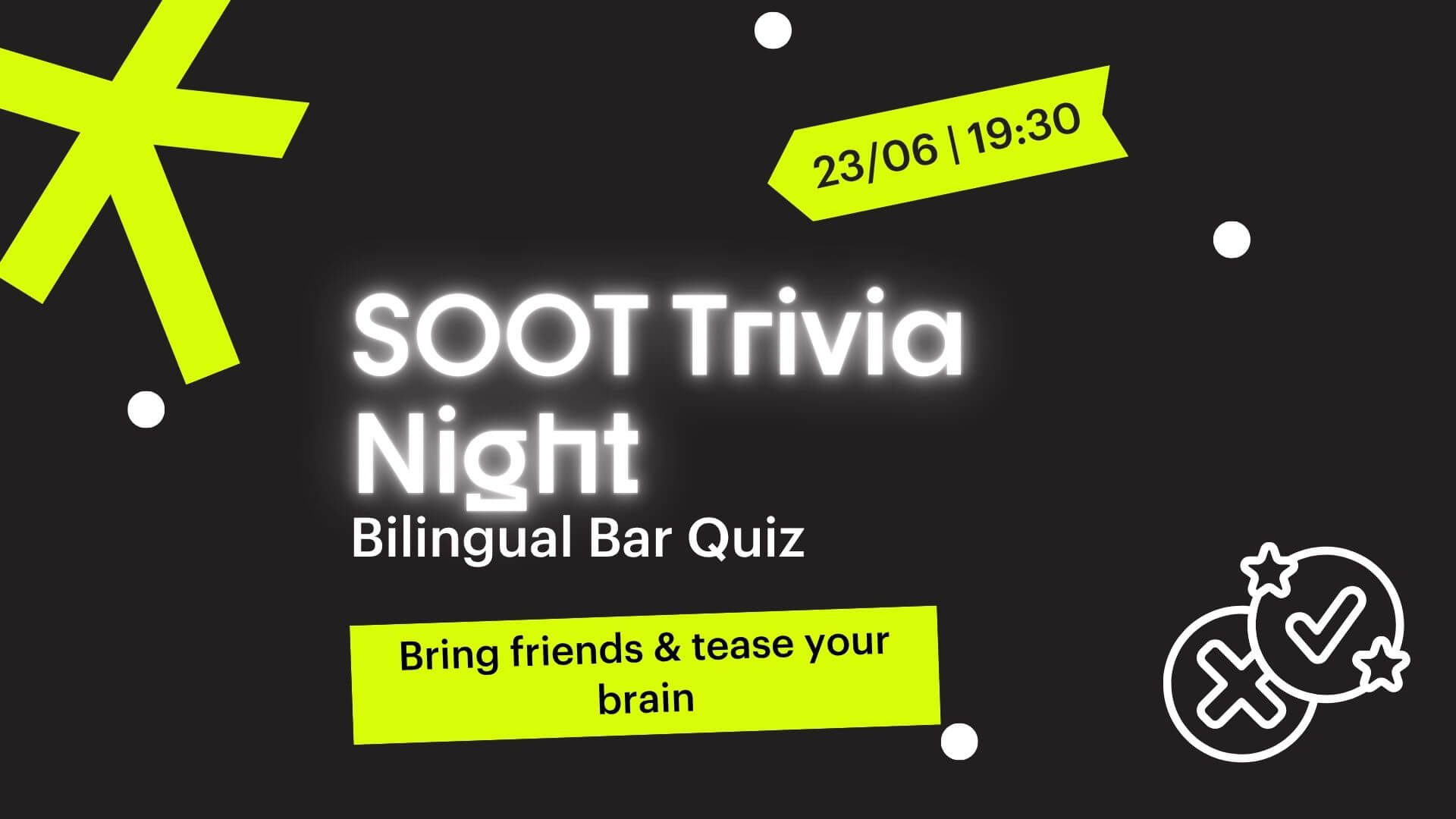 SOOT Trivia Night , 23/06