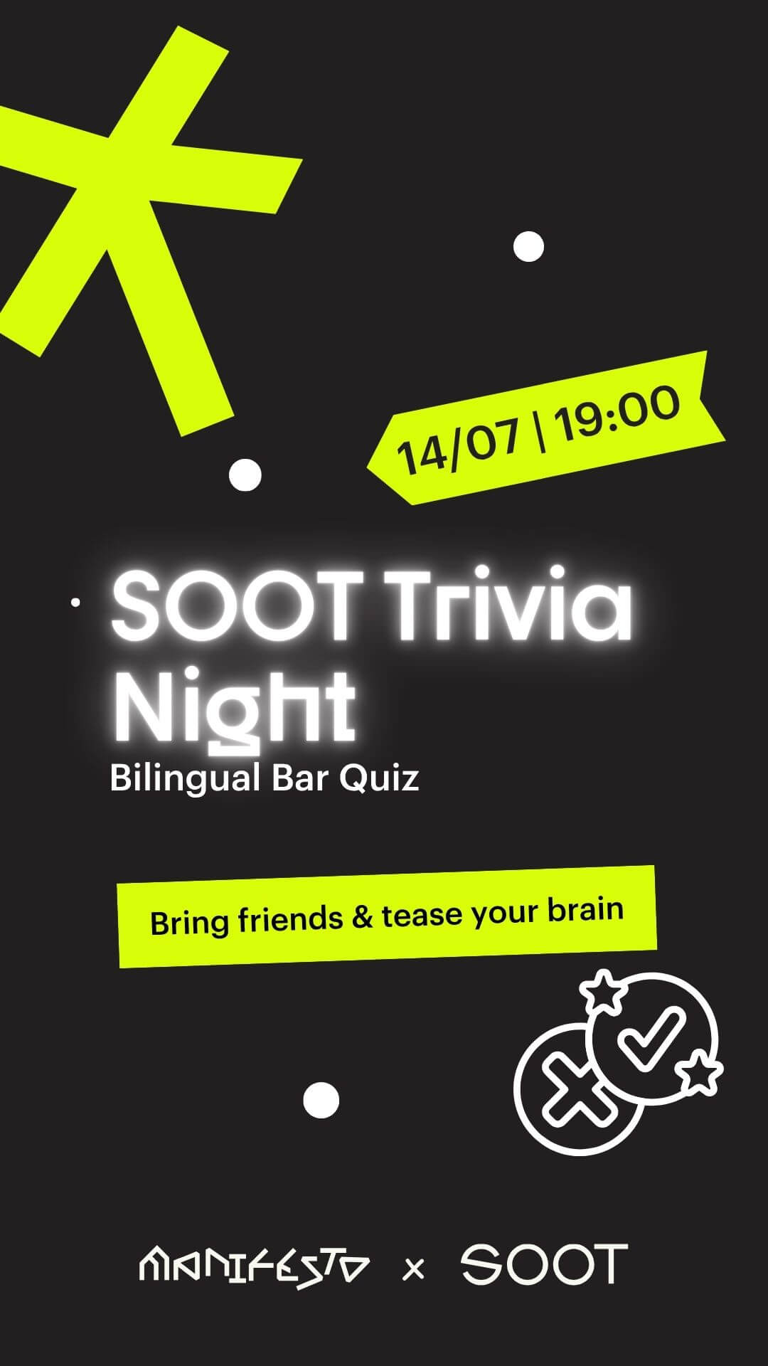 SOOT Trivia Night - July , 14/07