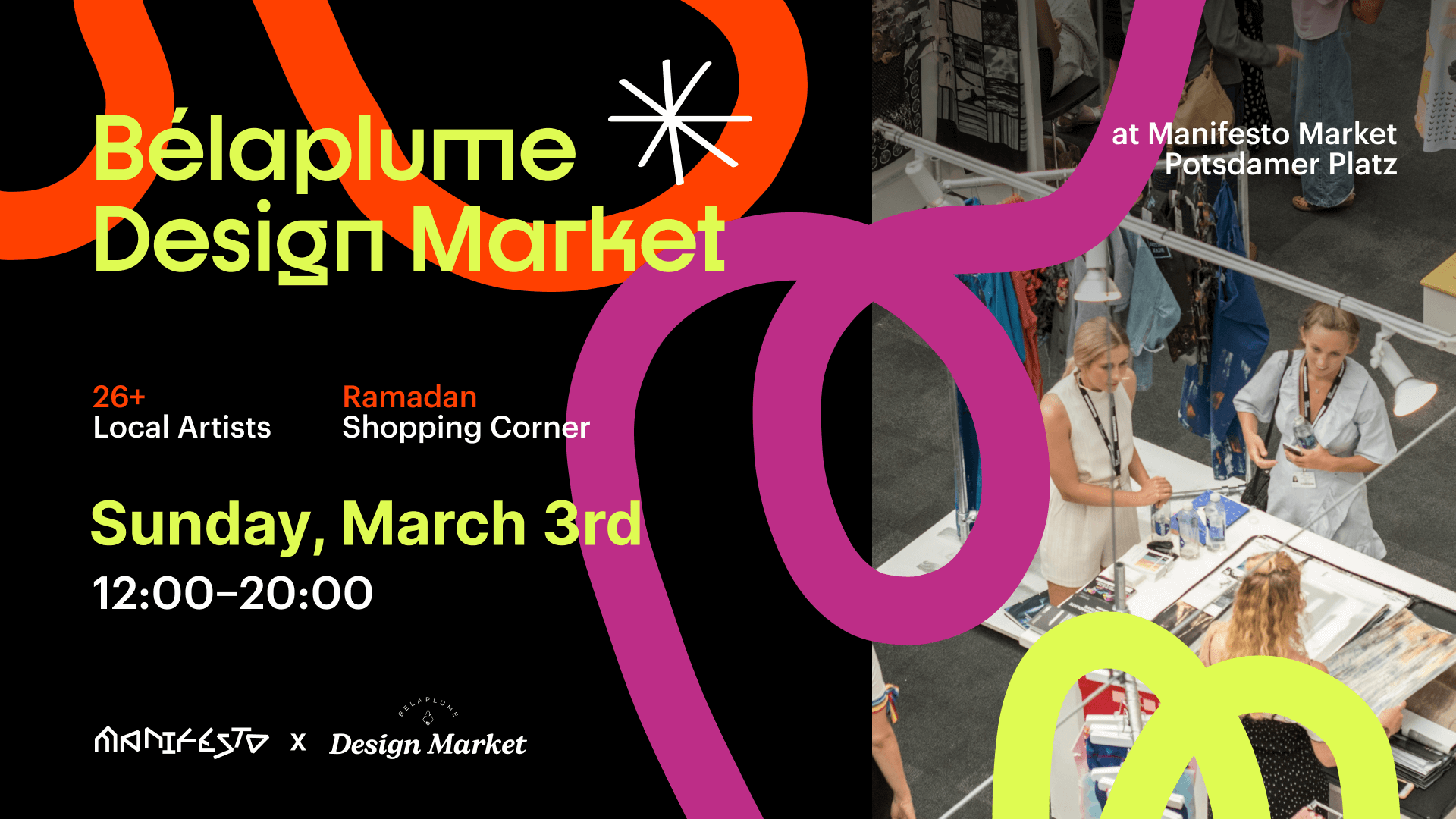 Bélaplume Design Market at Manifesto, 03/03