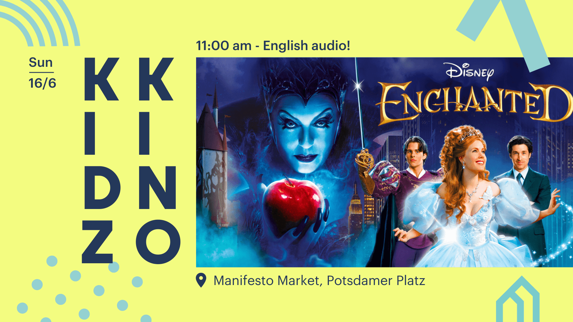 KIDZ KINO: Enchanted (ENGLISH AUDIO) ⎮ FREIER EINTRITT, 16/06