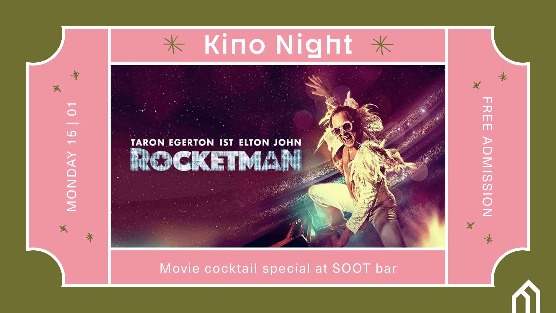 KINO NIGHT: Rocketman | FREIER EINTRITT, 15/01