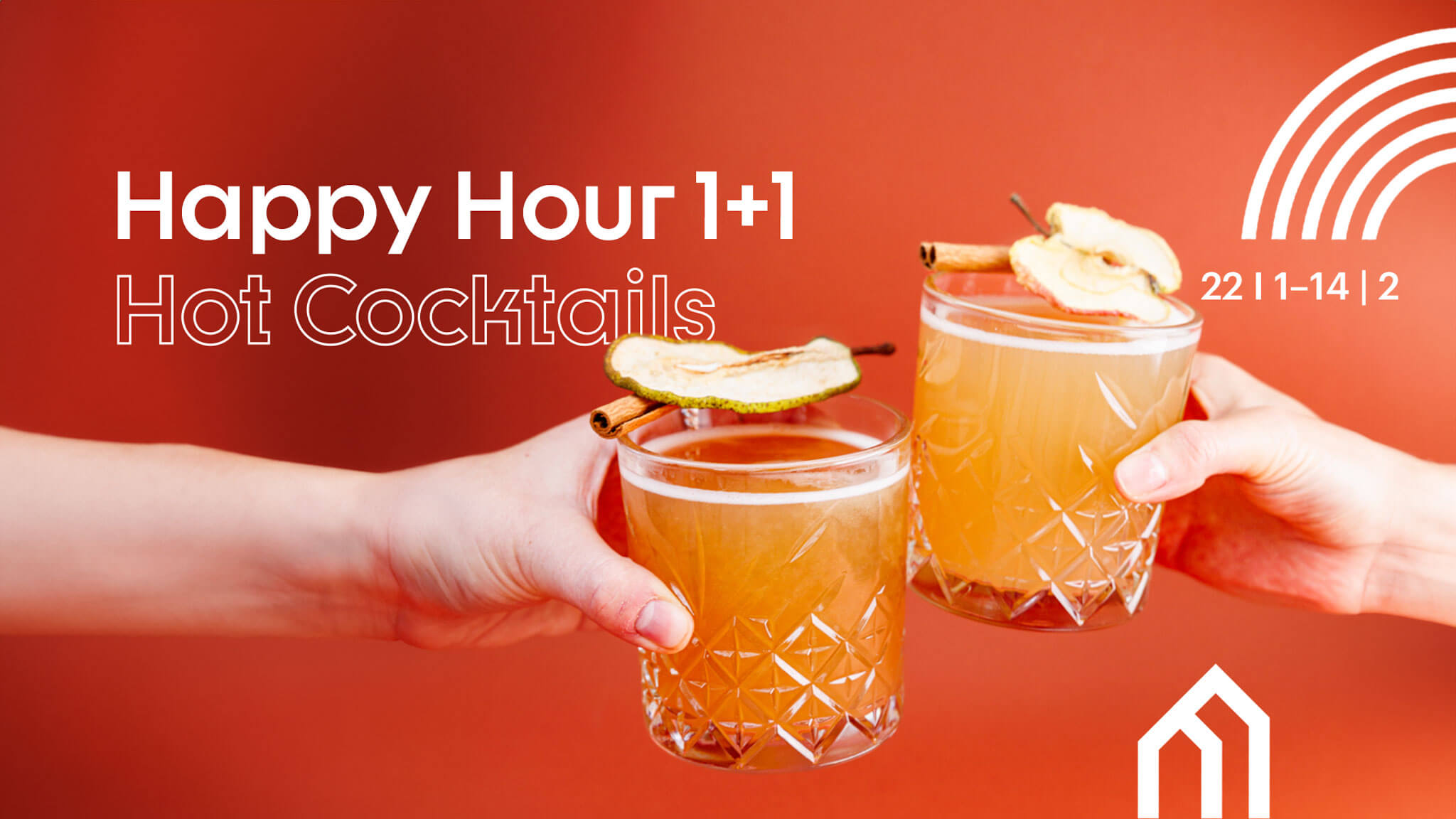 Happy Hour 1+1 | Horké koktejly, 22/01