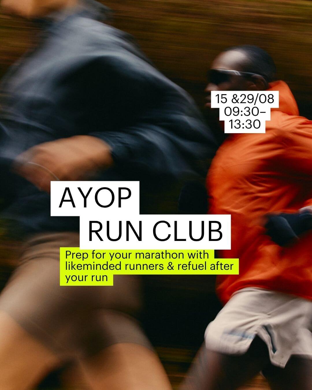 AYOP - Run Club , 29/08