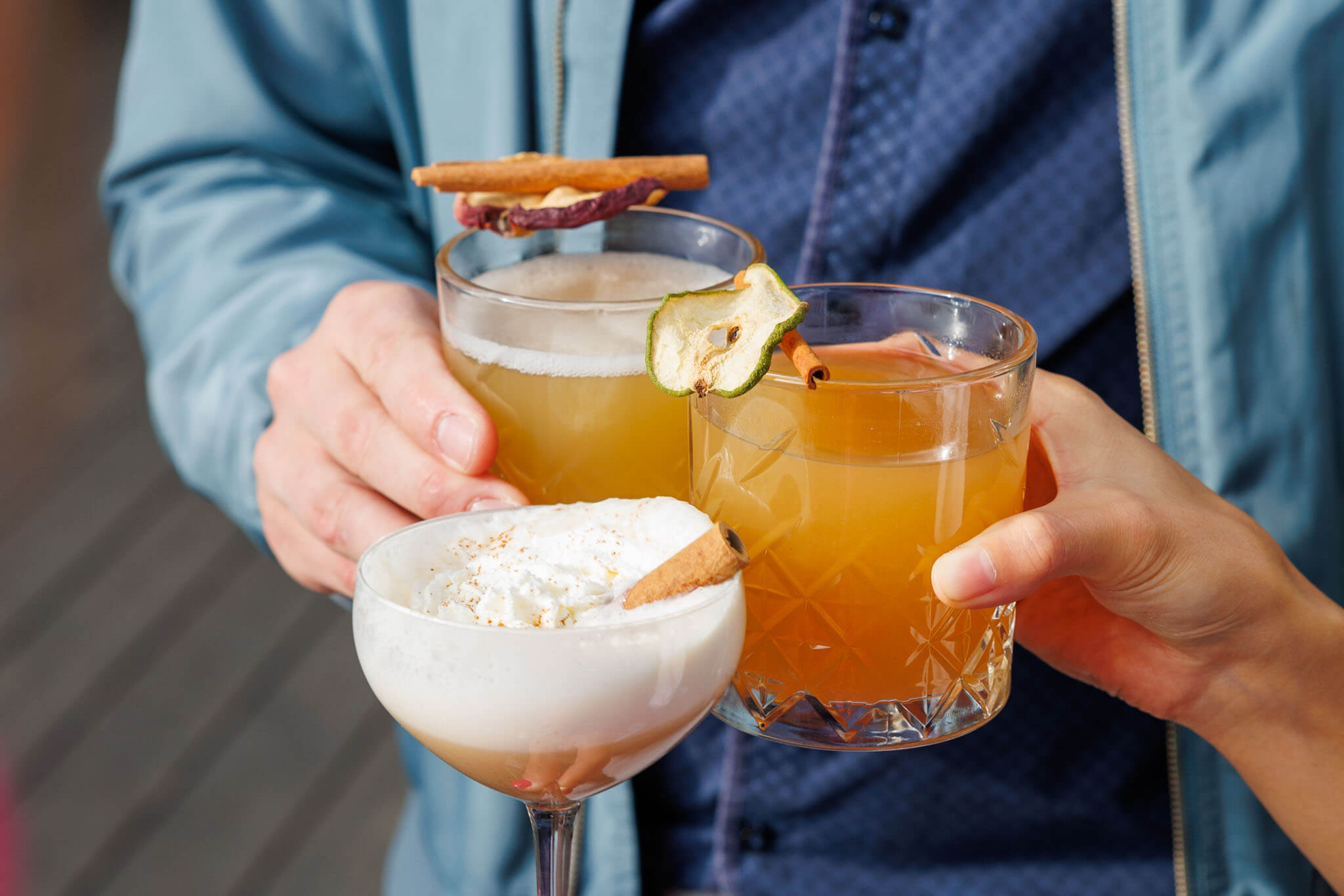 Warm up with Hot Cocktails from the SOOT bar at Manifesto Anděl