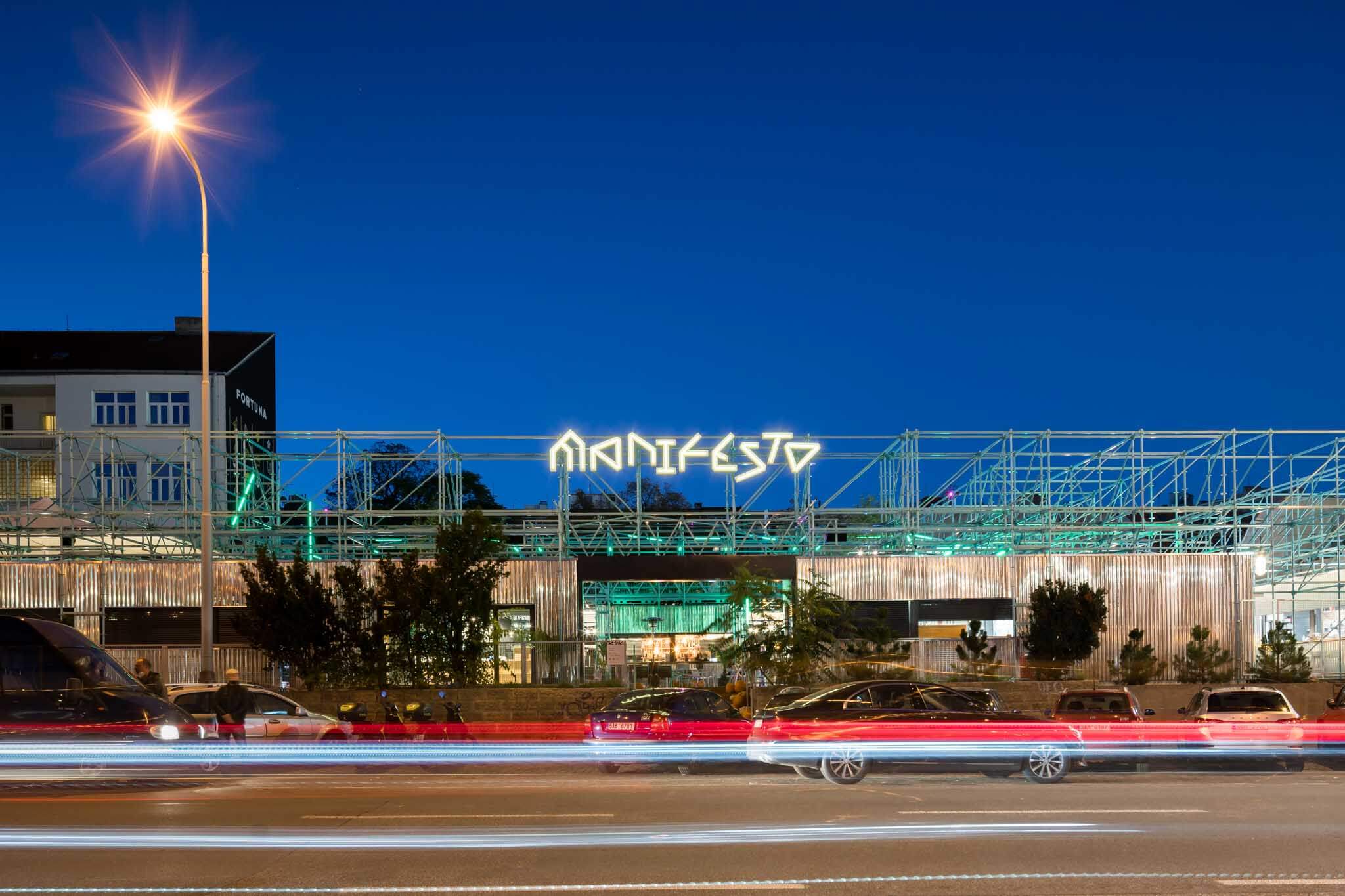 A Taste of Prague's Nightlife at Manifesto Market Anděl
