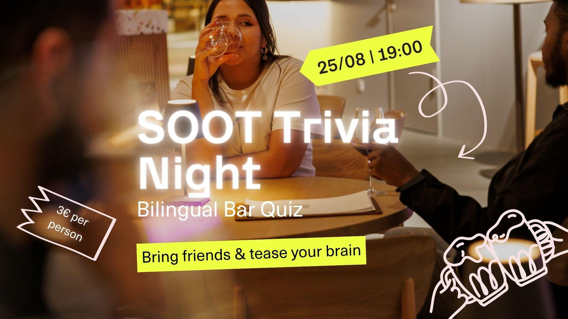 SOOT Trivia Night – August , 25/08
