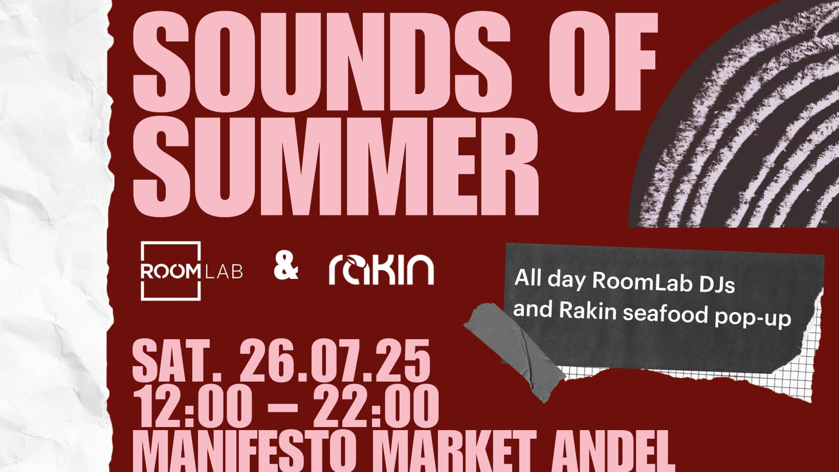 Sounds of Summer | RoomLab & Rakin, 26/07