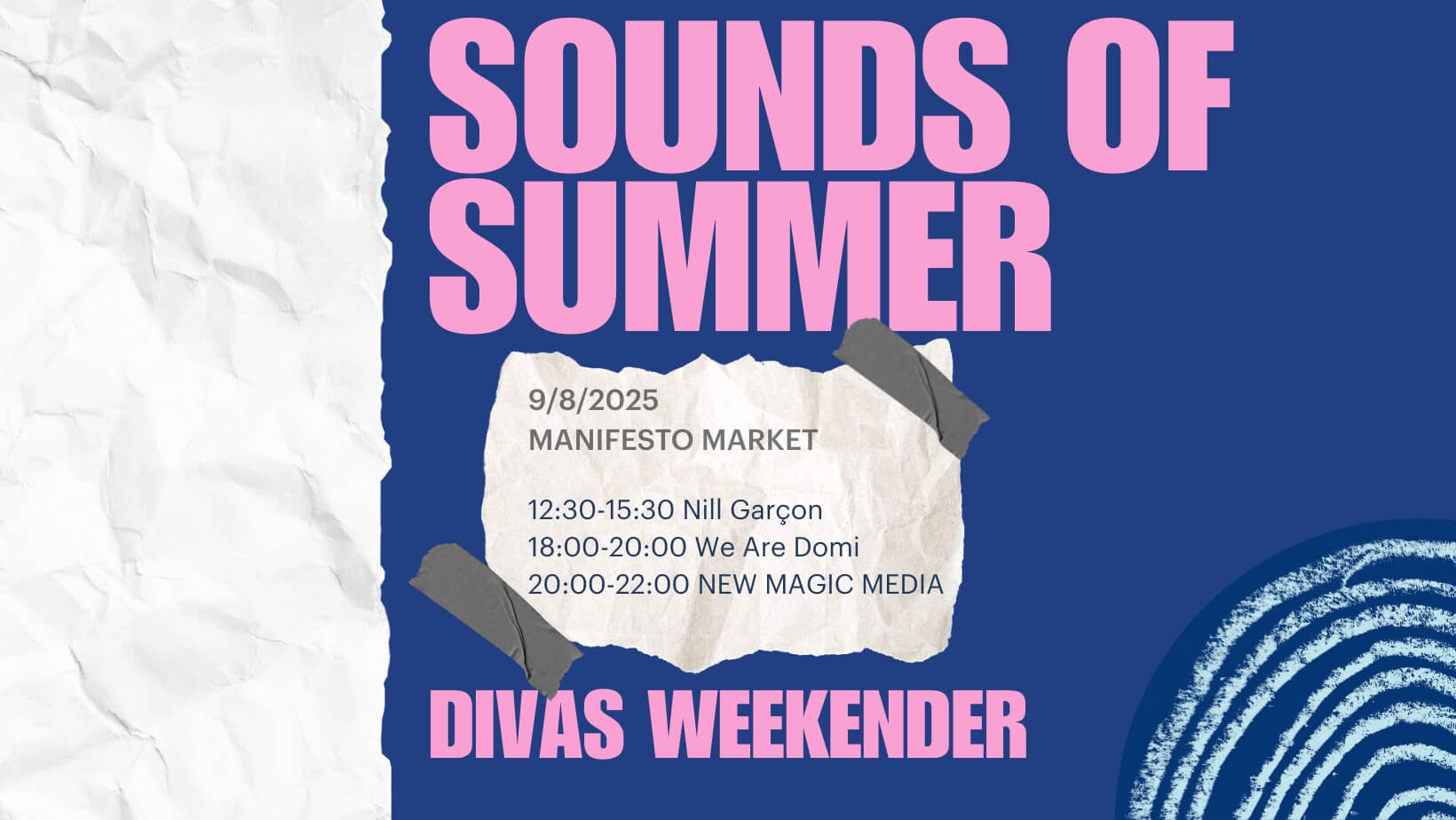 Sounds of Summer: DIVAS WEEKENDER, 09/08