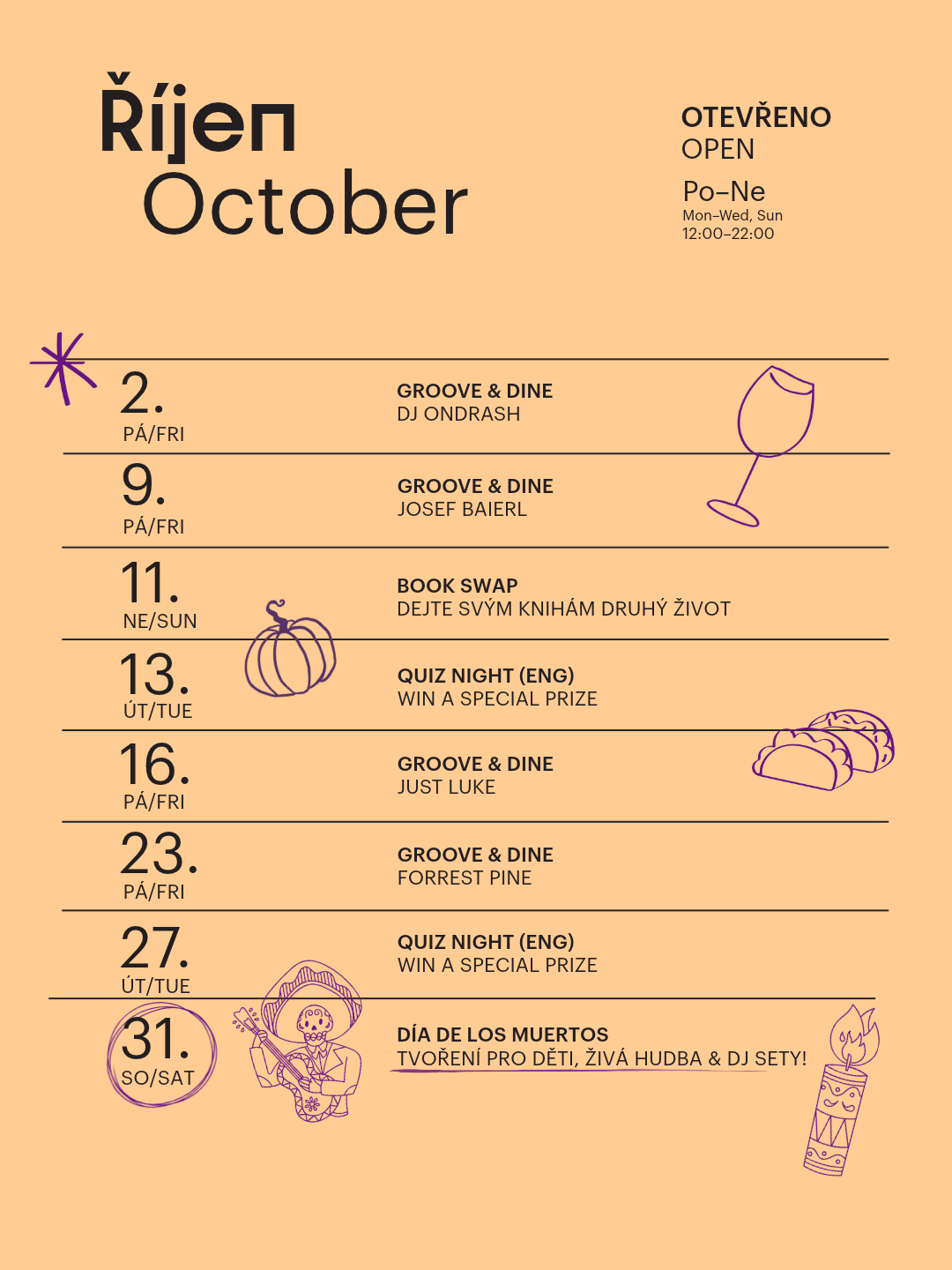 Groove & Dine | DJs, 02/10