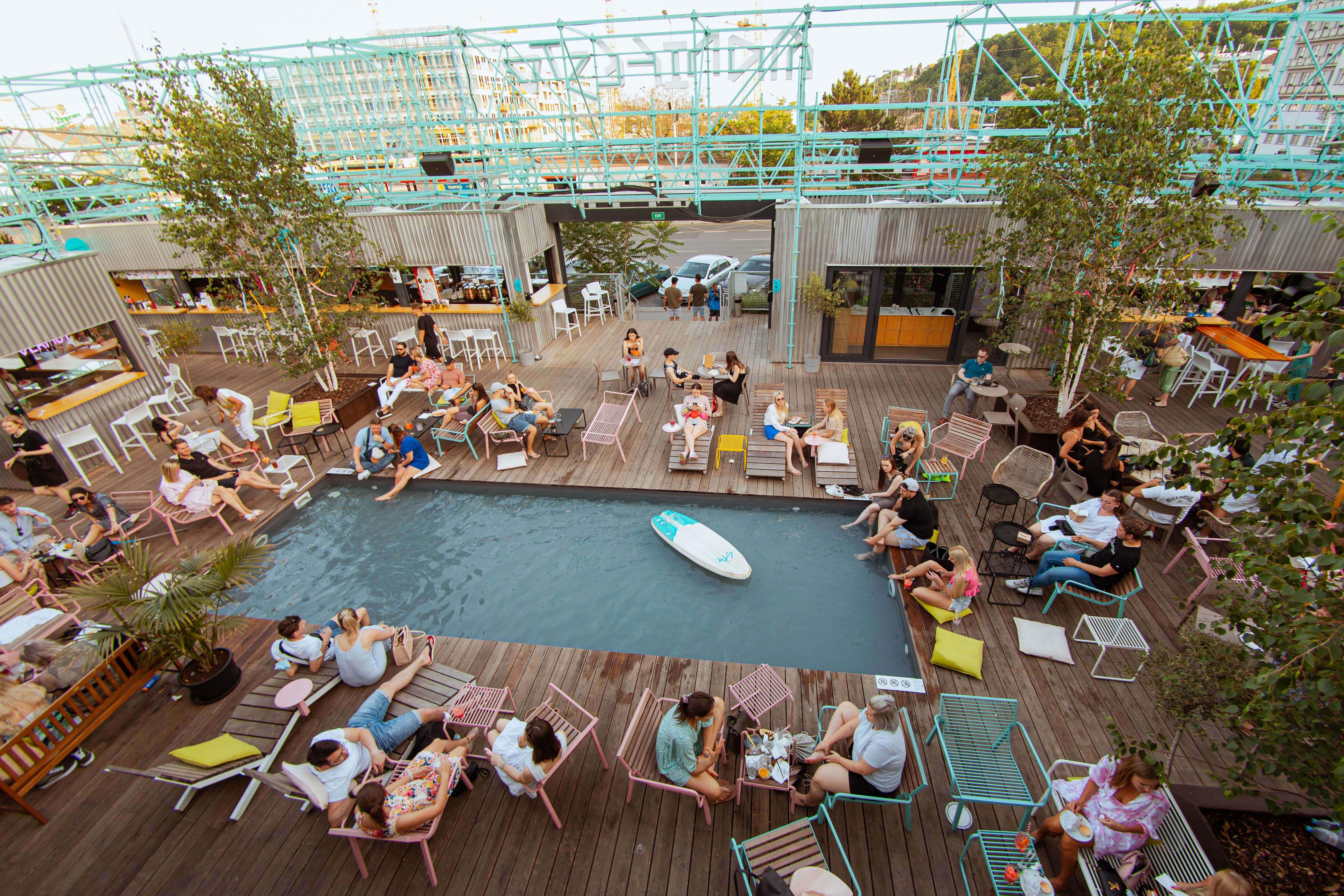 Pool area