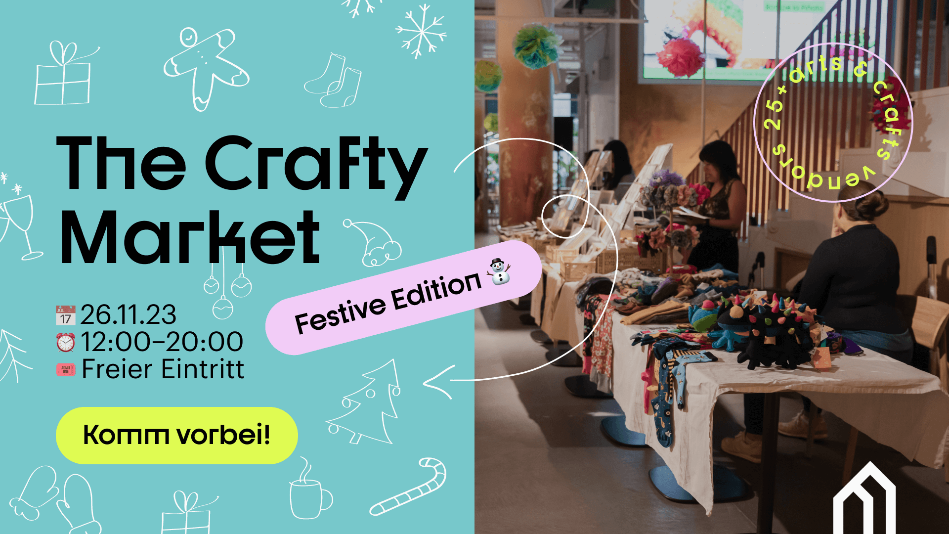 The Crafty Market ⎮ Festive Edition , 26/11