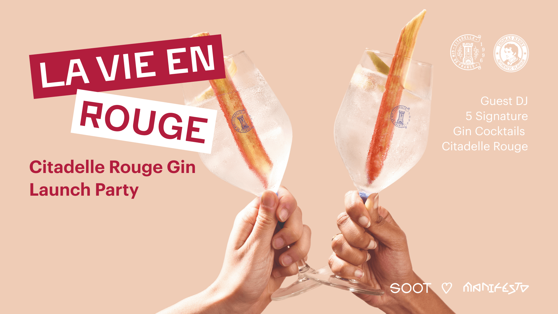 La vie en Rouge ⎮ Citadelle Gin Launch Party, 09/06