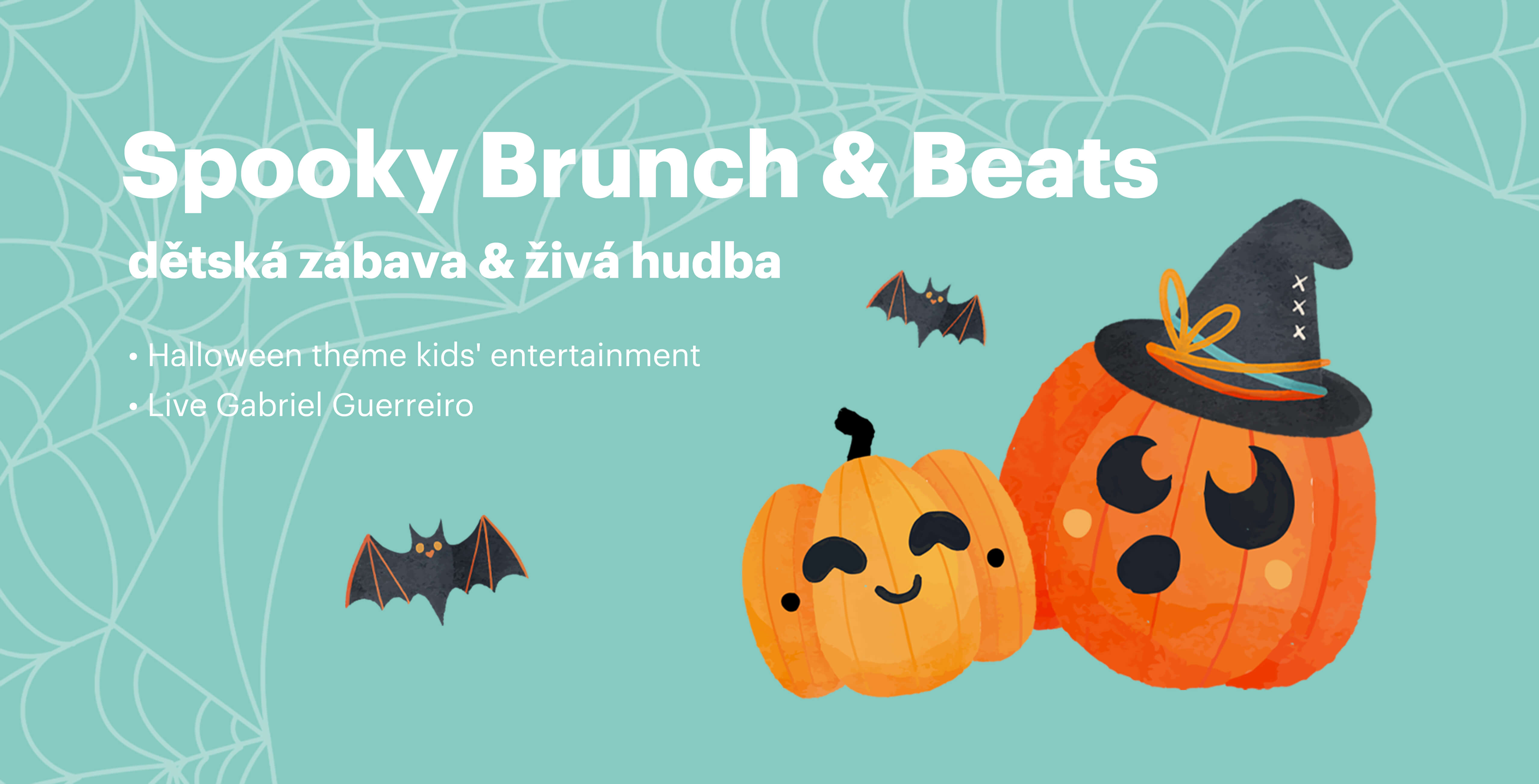 Spooky Brunch & Beats | dětská zábava a živá hudba, 16/10