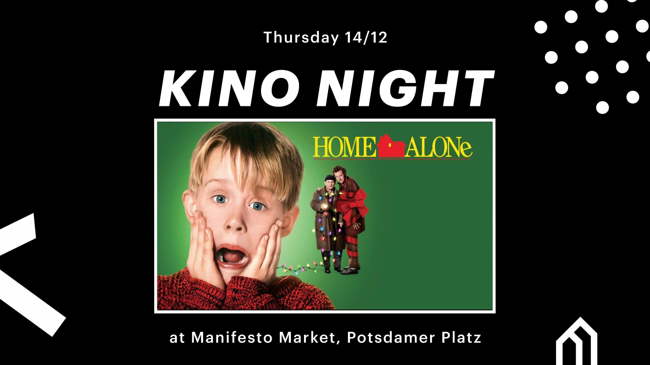 KINO NIGHT: Home Alone | FREE ADMISSION, 14/12