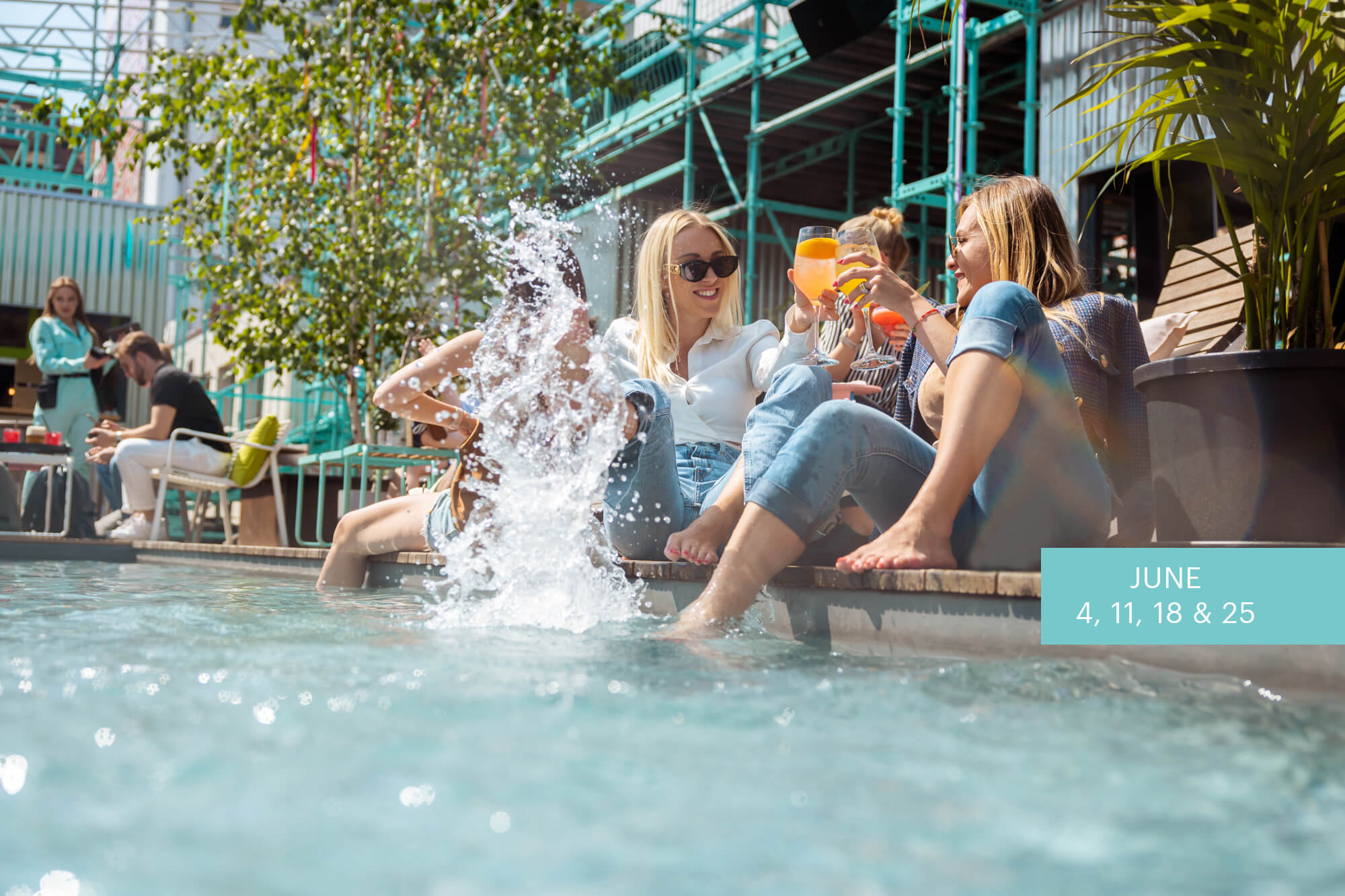 Manifesto Pool Parties with DJs, 18/06