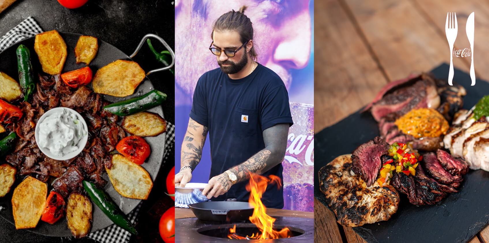 Coca-Cola Garden BBQ with Marek Pavala and chef Ali: Caucasian cuisine, 21/10
